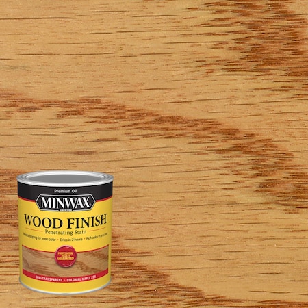Minwax Minwax Wood Finish Semi-Transparent Colonial Maple Oil-Based Penetrating Wood Stain 1 qt 70005444